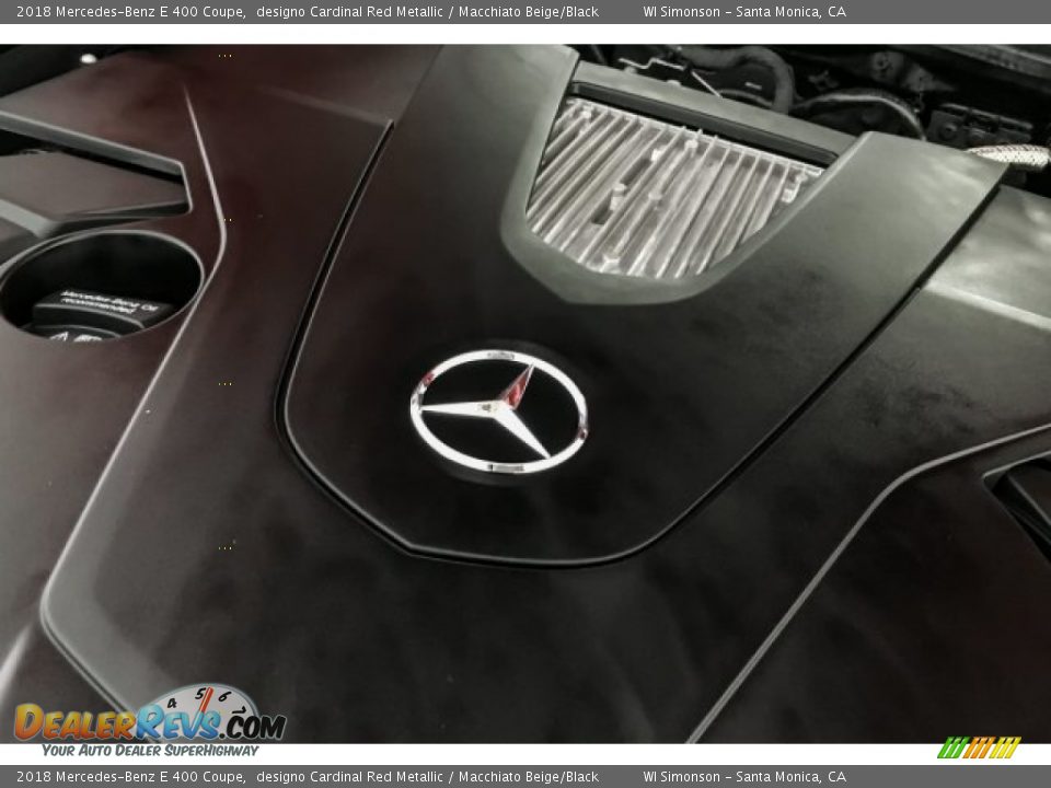 2018 Mercedes-Benz E 400 Coupe designo Cardinal Red Metallic / Macchiato Beige/Black Photo #32