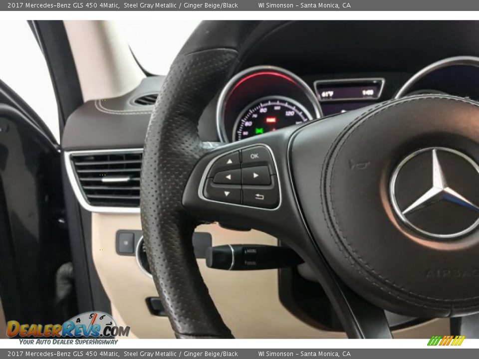 2017 Mercedes-Benz GLS 450 4Matic Steering Wheel Photo #19