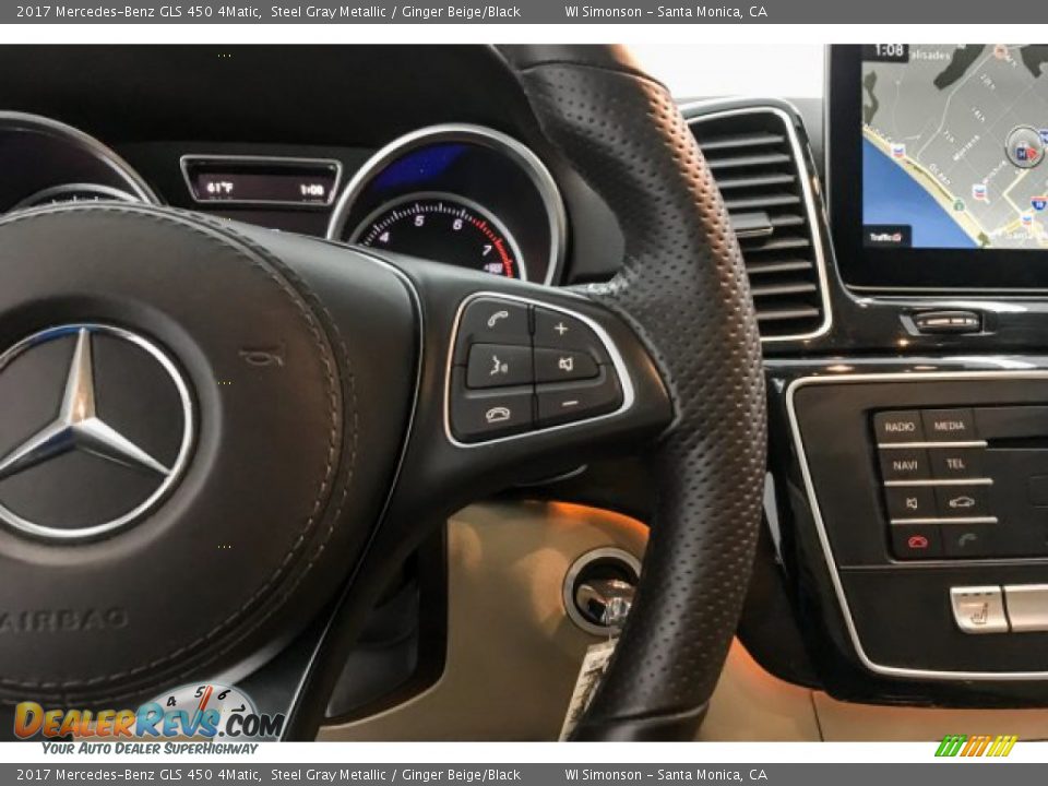 2017 Mercedes-Benz GLS 450 4Matic Steering Wheel Photo #20