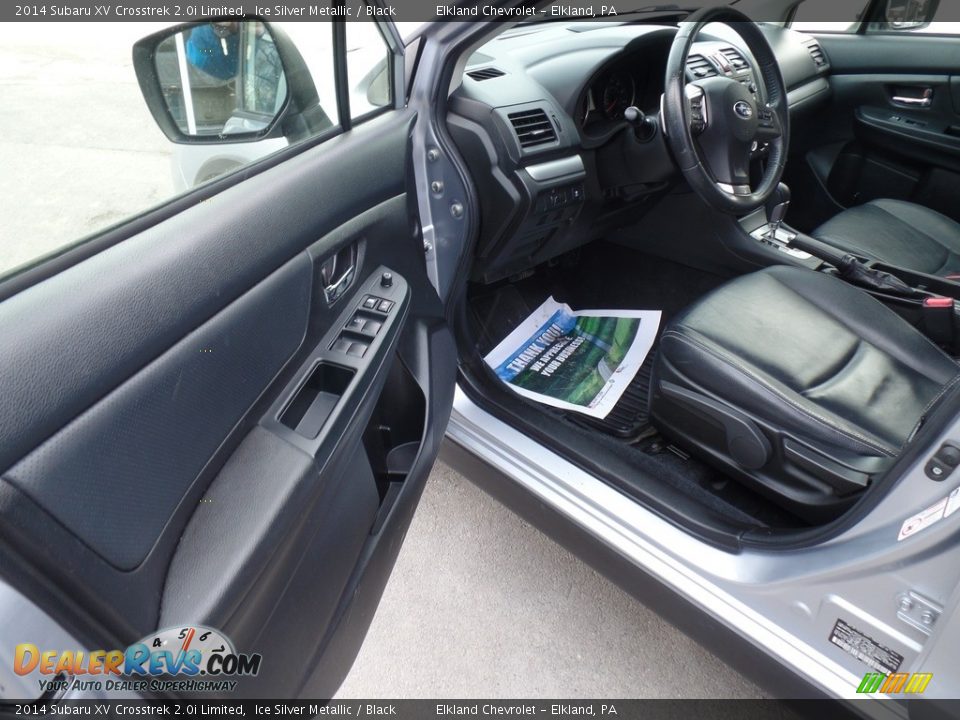 2014 Subaru XV Crosstrek 2.0i Limited Ice Silver Metallic / Black Photo #12