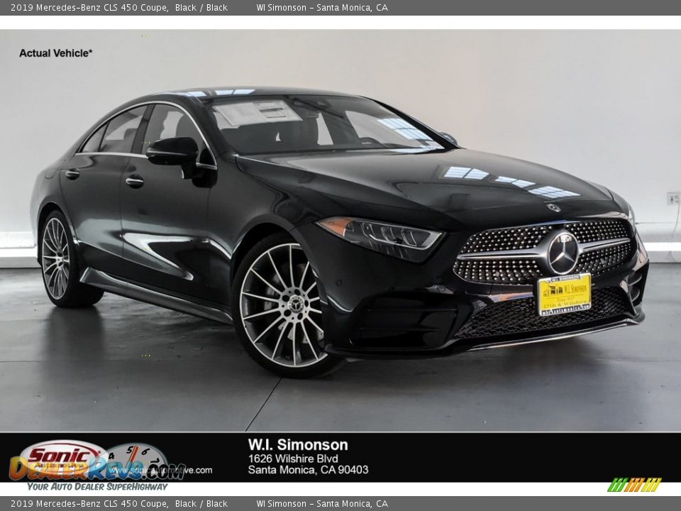 2019 Mercedes-Benz CLS 450 Coupe Black / Black Photo #1