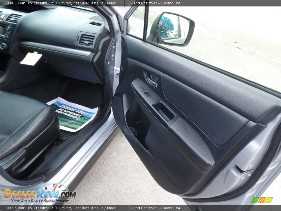 2014 Subaru XV Crosstrek 2.0i Limited Ice Silver Metallic / Black Photo #29
