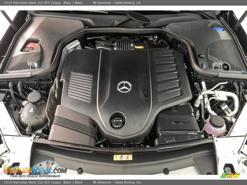 2019 Mercedes-Benz CLS 450 Coupe Black / Black Photo #8