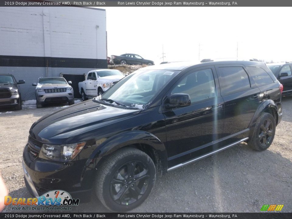 2019 Dodge Journey Crossroad AWD Pitch Black / Black Photo #1