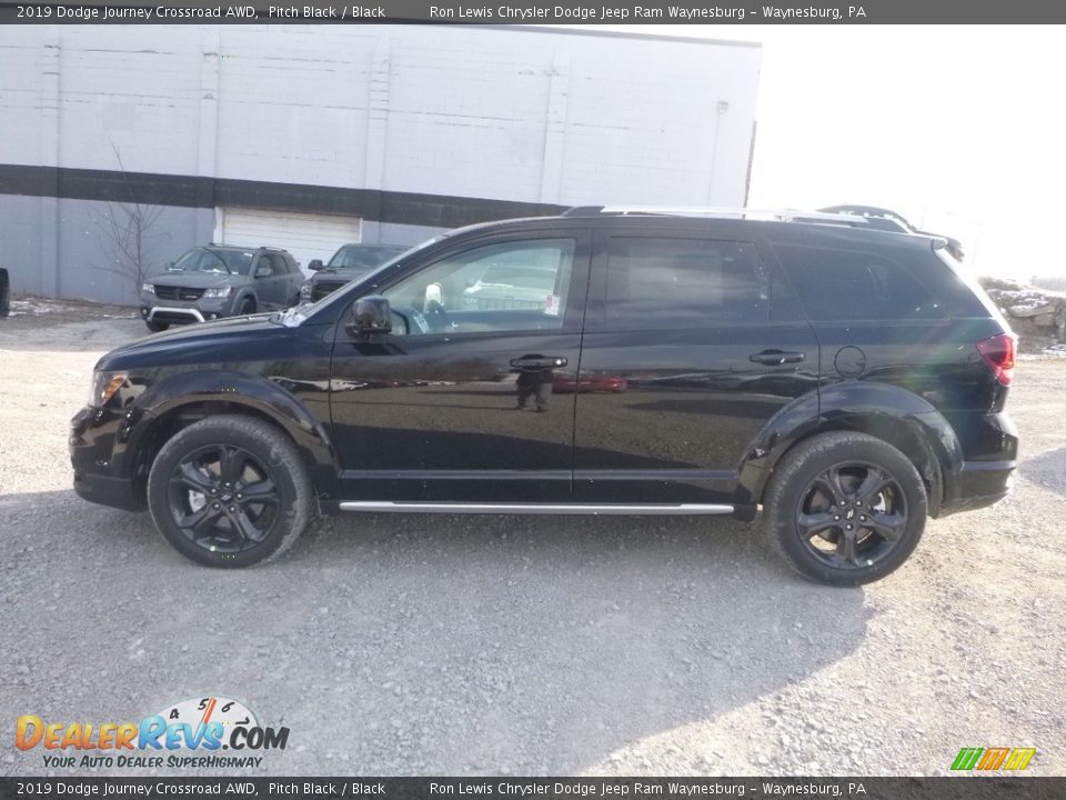 2019 Dodge Journey Crossroad AWD Pitch Black / Black Photo #3