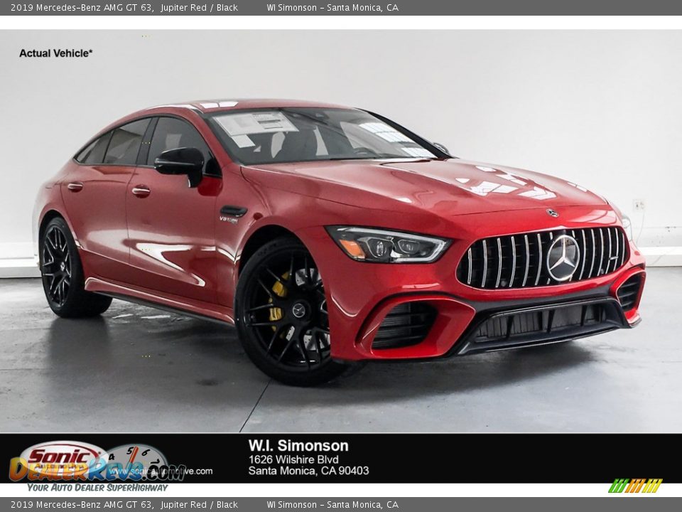 2019 Mercedes-Benz AMG GT 63 Jupiter Red / Black Photo #1
