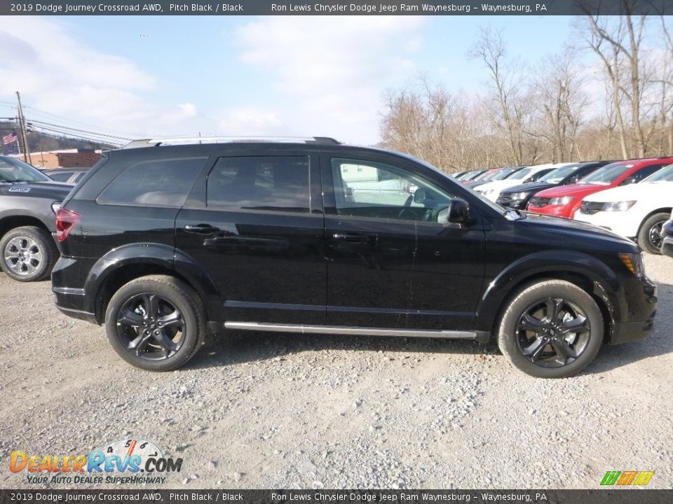 2019 Dodge Journey Crossroad AWD Pitch Black / Black Photo #7