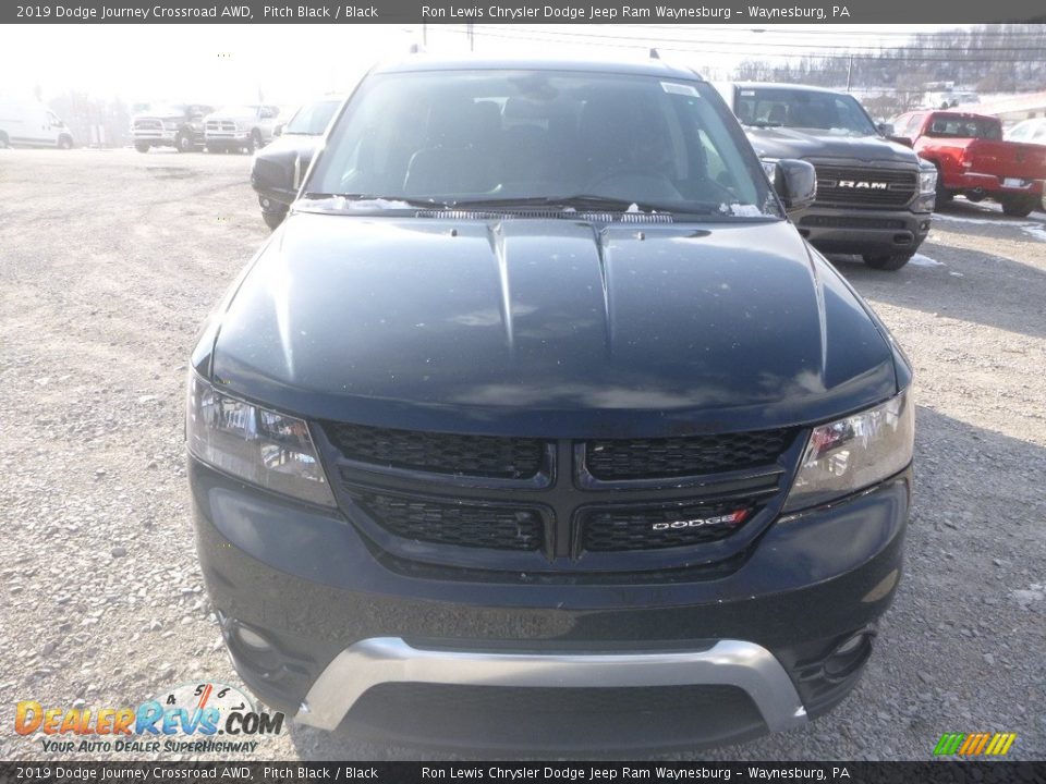 2019 Dodge Journey Crossroad AWD Pitch Black / Black Photo #9