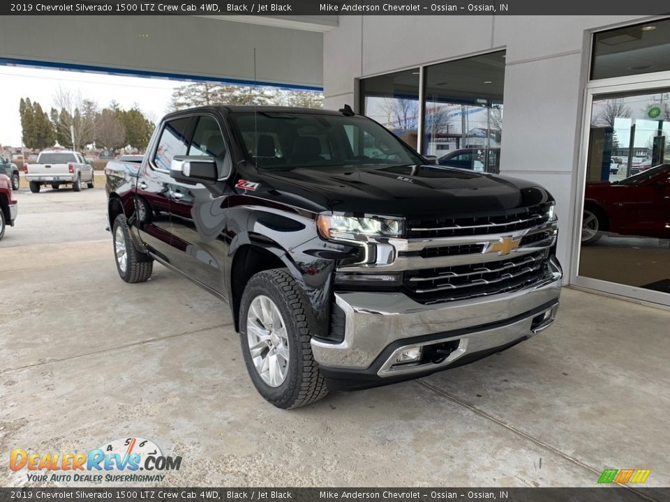 2019 Chevrolet Silverado 1500 LTZ Crew Cab 4WD Black / Jet Black Photo #1