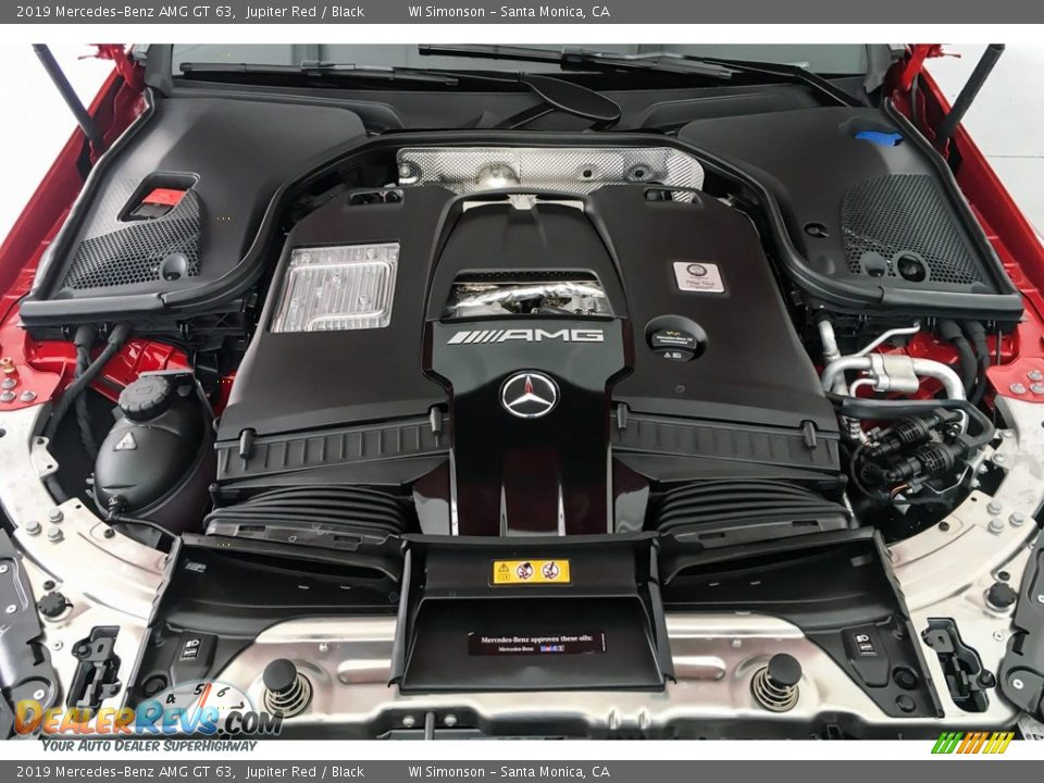 2019 Mercedes-Benz AMG GT 63 4.0 AMG Twin-Turbocharged DOHC 32-Valve VVT V8 Engine Photo #8