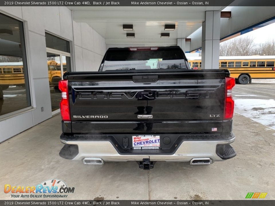2019 Chevrolet Silverado 1500 LTZ Crew Cab 4WD Black / Jet Black Photo #5