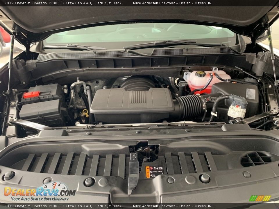 2019 Chevrolet Silverado 1500 LTZ Crew Cab 4WD Black / Jet Black Photo #14