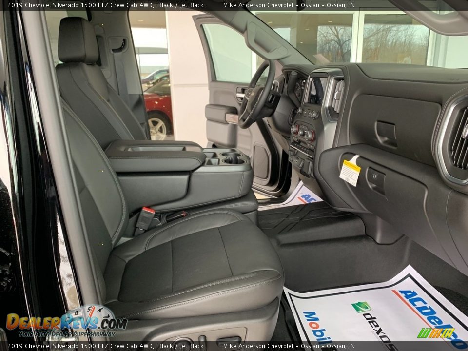 2019 Chevrolet Silverado 1500 LTZ Crew Cab 4WD Black / Jet Black Photo #22