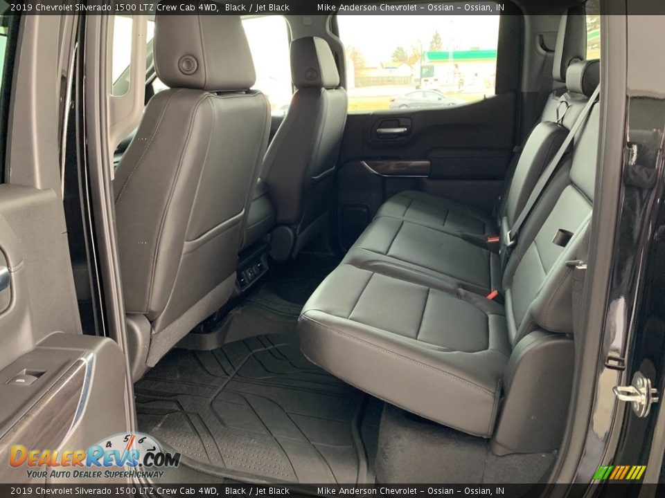 2019 Chevrolet Silverado 1500 LTZ Crew Cab 4WD Black / Jet Black Photo #24