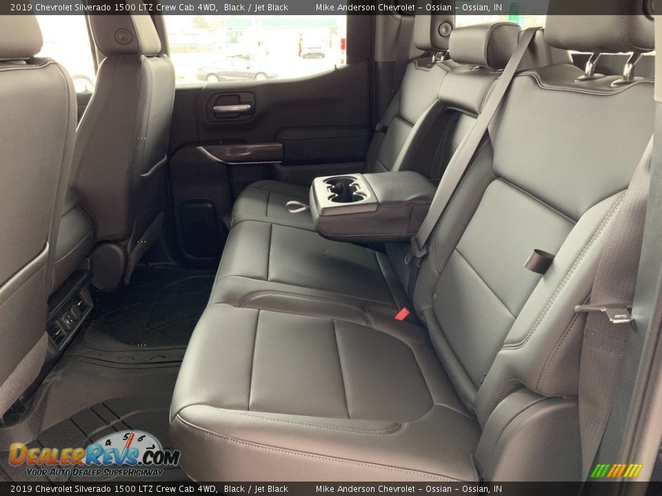 2019 Chevrolet Silverado 1500 LTZ Crew Cab 4WD Black / Jet Black Photo #25