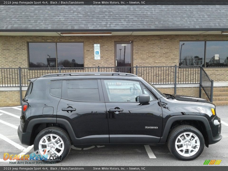 2019 Jeep Renegade Sport 4x4 Black / Black/Sandstorm Photo #5