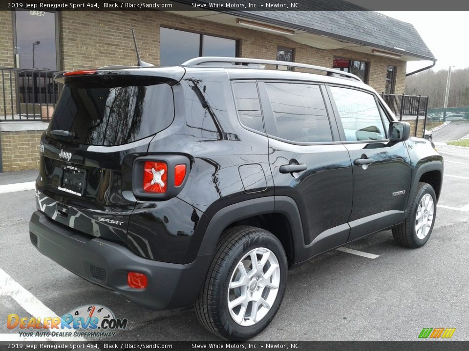 2019 Jeep Renegade Sport 4x4 Black / Black/Sandstorm Photo #6