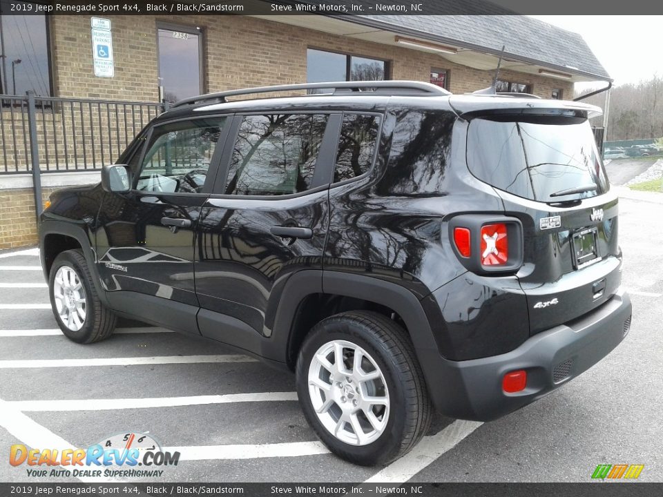 2019 Jeep Renegade Sport 4x4 Black / Black/Sandstorm Photo #8