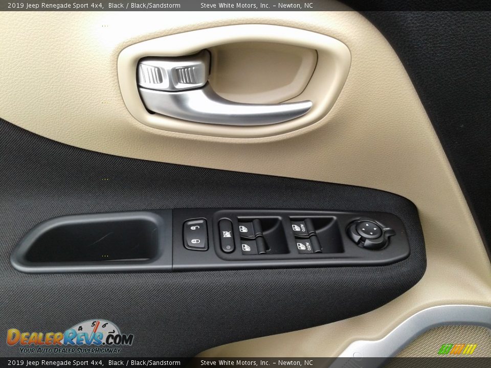 2019 Jeep Renegade Sport 4x4 Black / Black/Sandstorm Photo #9