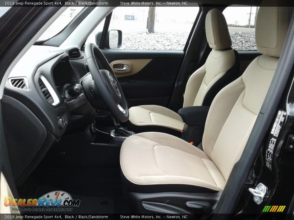 2019 Jeep Renegade Sport 4x4 Black / Black/Sandstorm Photo #10
