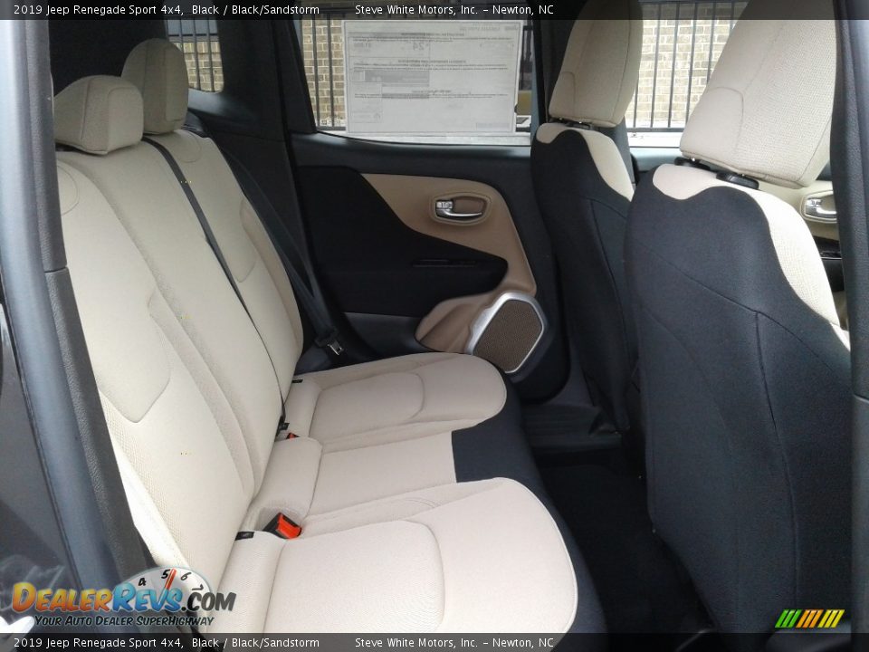2019 Jeep Renegade Sport 4x4 Black / Black/Sandstorm Photo #13