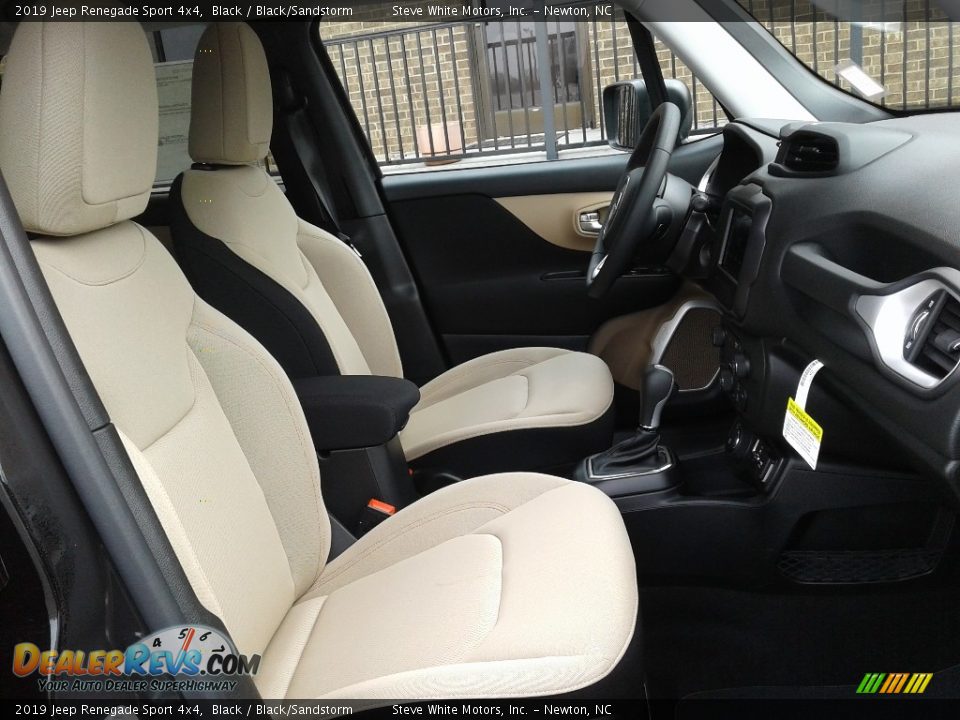 2019 Jeep Renegade Sport 4x4 Black / Black/Sandstorm Photo #14