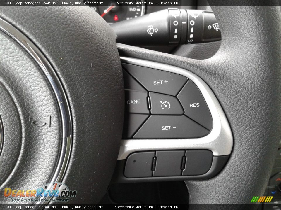 2019 Jeep Renegade Sport 4x4 Black / Black/Sandstorm Photo #17