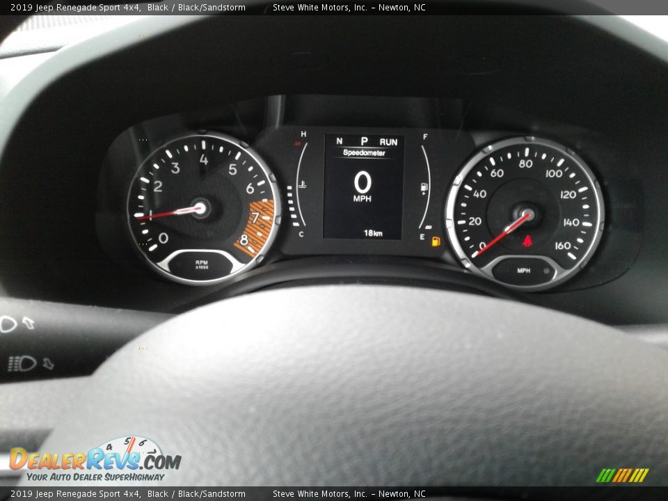 2019 Jeep Renegade Sport 4x4 Black / Black/Sandstorm Photo #18