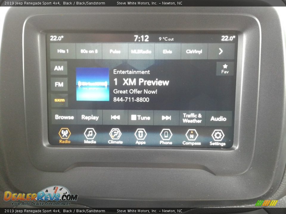 2019 Jeep Renegade Sport 4x4 Black / Black/Sandstorm Photo #20