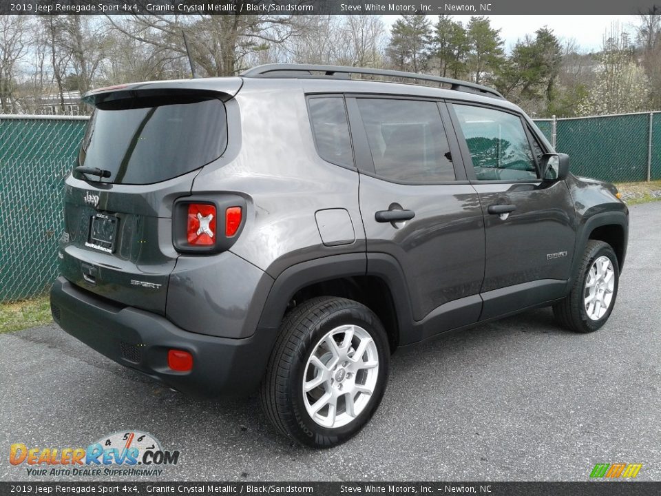 2019 Jeep Renegade Sport 4x4 Granite Crystal Metallic / Black/Sandstorm Photo #6