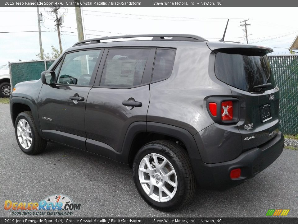 2019 Jeep Renegade Sport 4x4 Granite Crystal Metallic / Black/Sandstorm Photo #8
