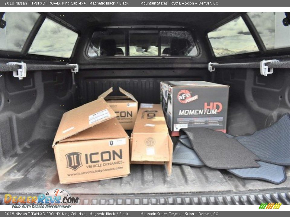 2018 Nissan TITAN XD PRO-4X King Cab 4x4 Magnetic Black / Black Photo #26