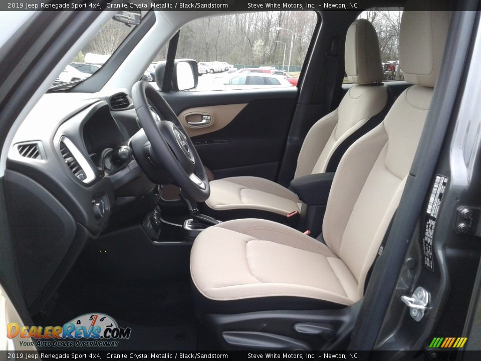 Front Seat of 2019 Jeep Renegade Sport 4x4 Photo #10