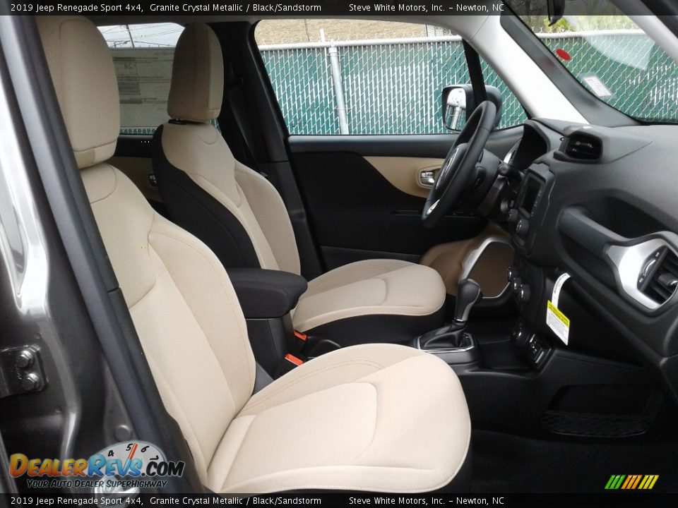 2019 Jeep Renegade Sport 4x4 Granite Crystal Metallic / Black/Sandstorm Photo #14