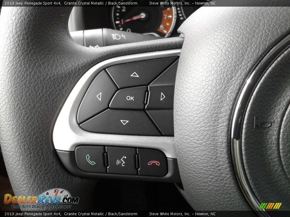 2019 Jeep Renegade Sport 4x4 Granite Crystal Metallic / Black/Sandstorm Photo #16