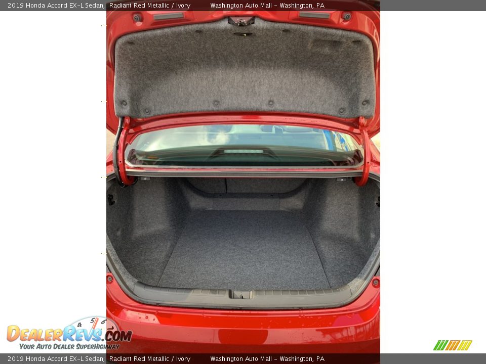 2019 Honda Accord EX-L Sedan Radiant Red Metallic / Ivory Photo #21