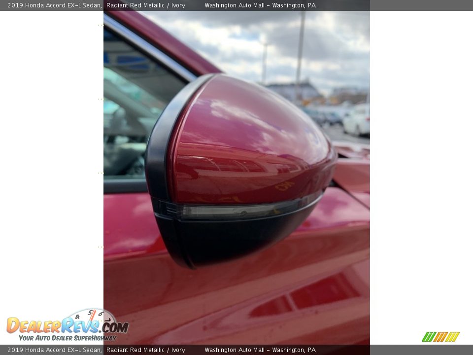 2019 Honda Accord EX-L Sedan Radiant Red Metallic / Ivory Photo #31