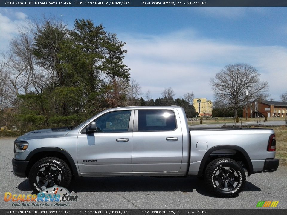 Billett Silver Metallic 2019 Ram 1500 Rebel Crew Cab 4x4 Photo #1
