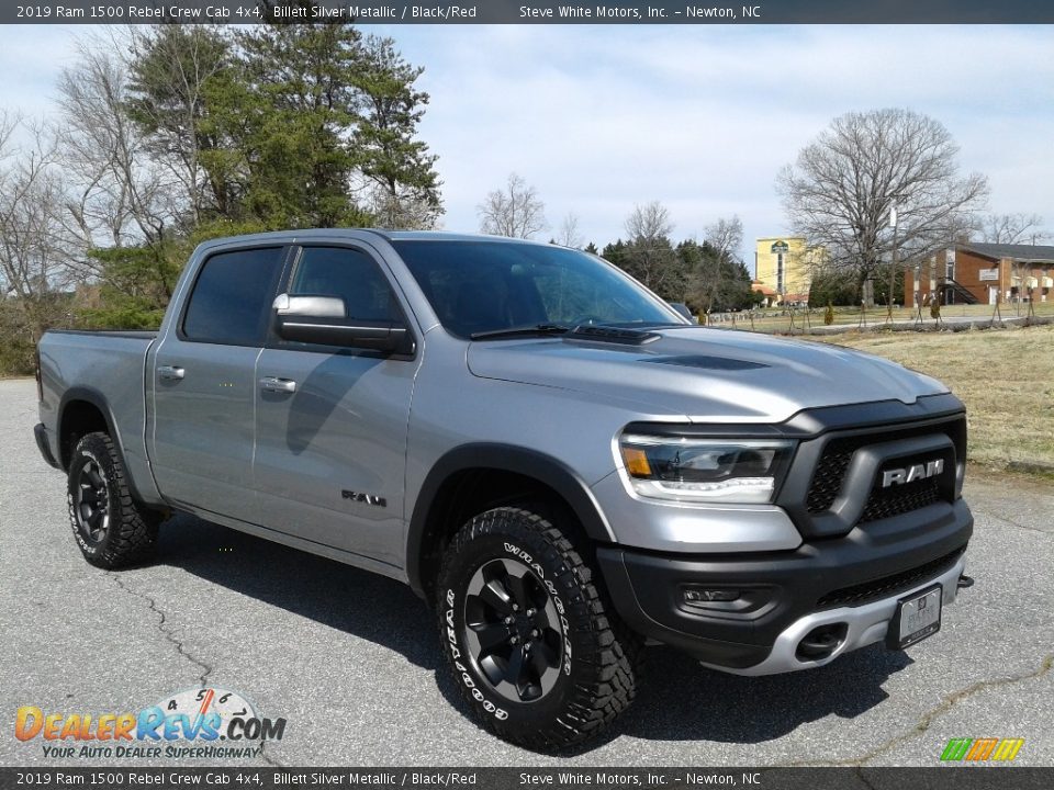 Billett Silver Metallic 2019 Ram 1500 Rebel Crew Cab 4x4 Photo #4