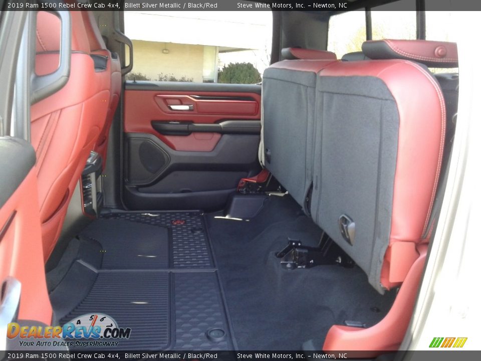 Rear Seat of 2019 Ram 1500 Rebel Crew Cab 4x4 Photo #11