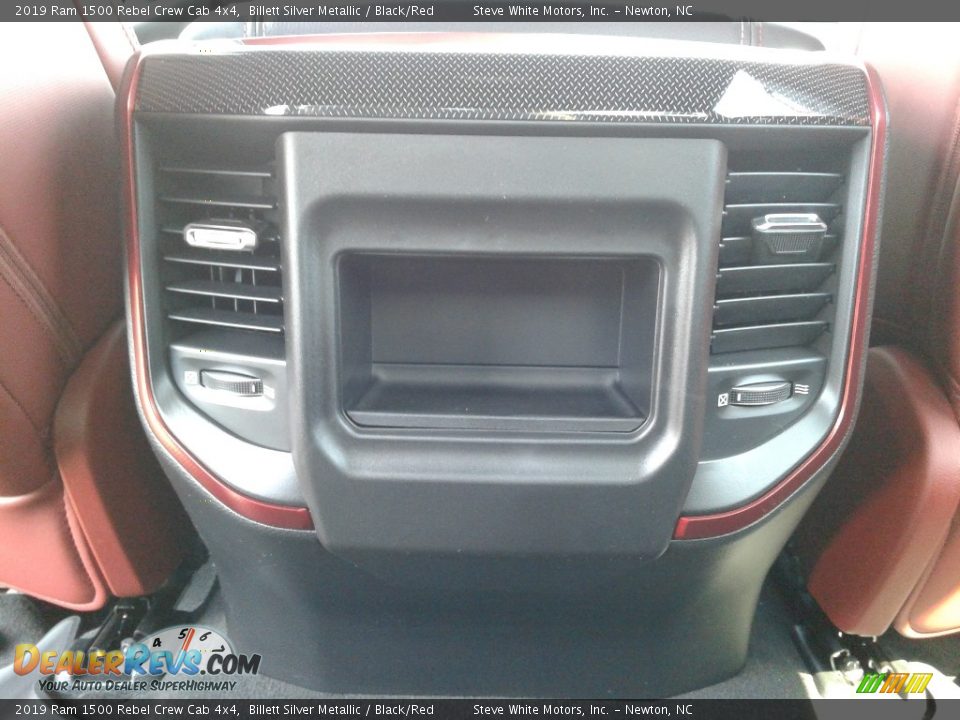 2019 Ram 1500 Rebel Crew Cab 4x4 Billett Silver Metallic / Black/Red Photo #14