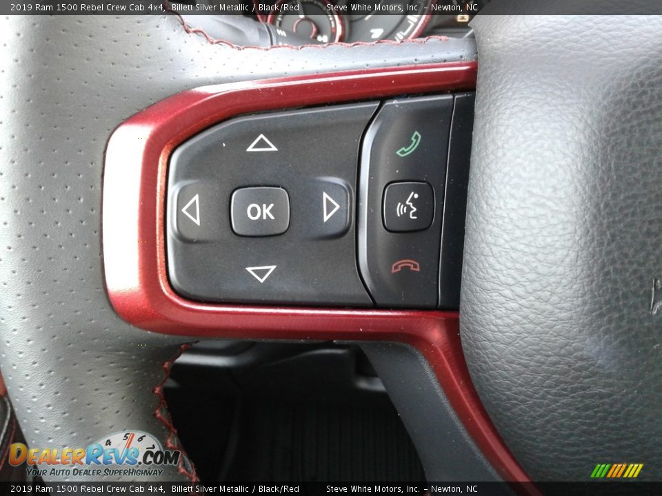 2019 Ram 1500 Rebel Crew Cab 4x4 Steering Wheel Photo #18