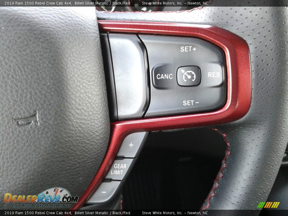2019 Ram 1500 Rebel Crew Cab 4x4 Steering Wheel Photo #19
