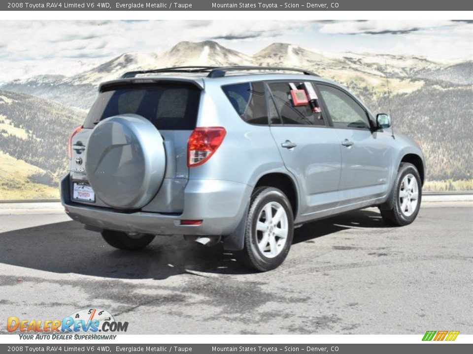 2008 Toyota RAV4 Limited V6 4WD Everglade Metallic / Taupe Photo #3