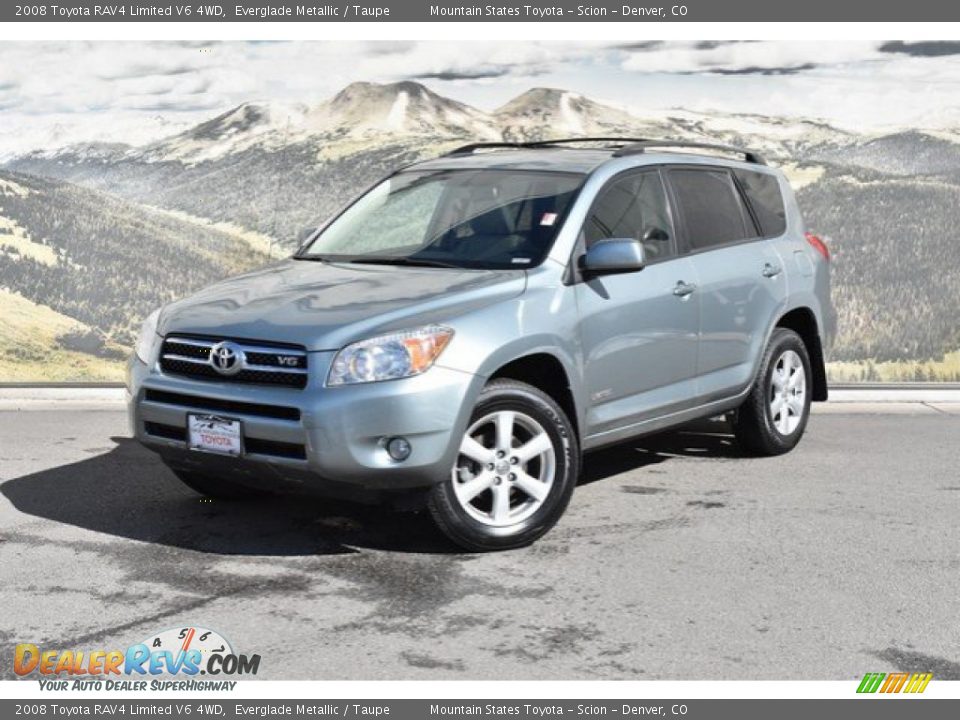 2008 Toyota RAV4 Limited V6 4WD Everglade Metallic / Taupe Photo #5