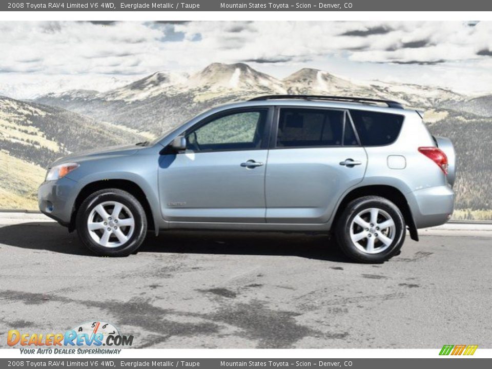 2008 Toyota RAV4 Limited V6 4WD Everglade Metallic / Taupe Photo #6