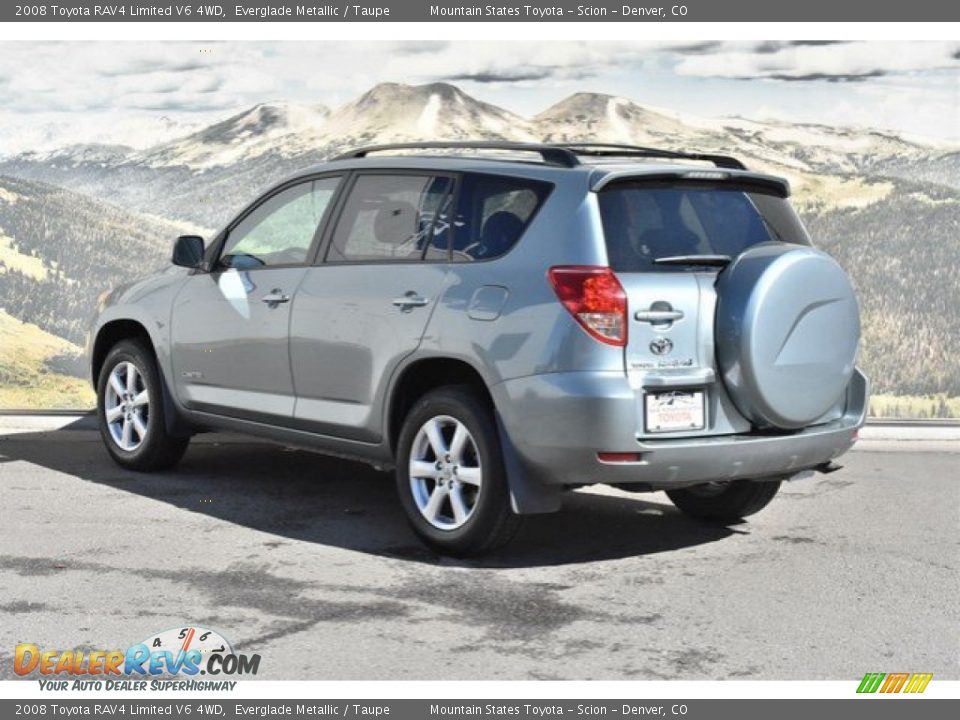 2008 Toyota RAV4 Limited V6 4WD Everglade Metallic / Taupe Photo #7
