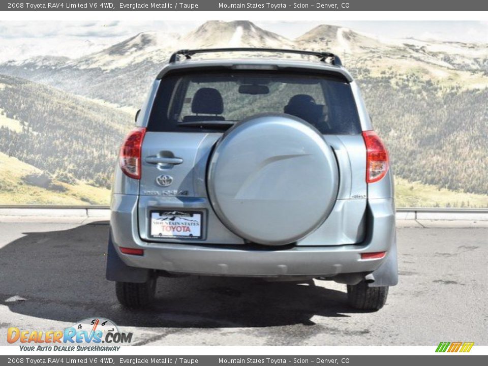 2008 Toyota RAV4 Limited V6 4WD Everglade Metallic / Taupe Photo #8