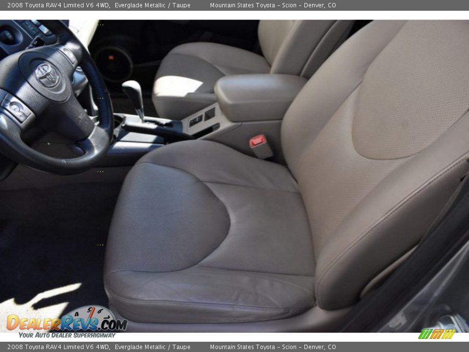 2008 Toyota RAV4 Limited V6 4WD Everglade Metallic / Taupe Photo #11