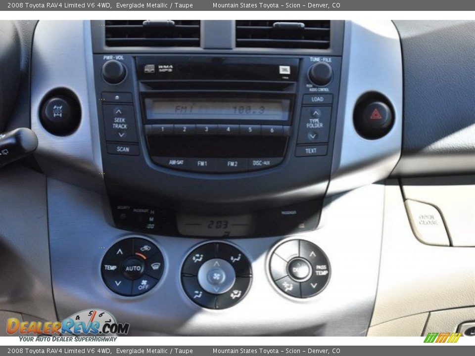 2008 Toyota RAV4 Limited V6 4WD Everglade Metallic / Taupe Photo #15